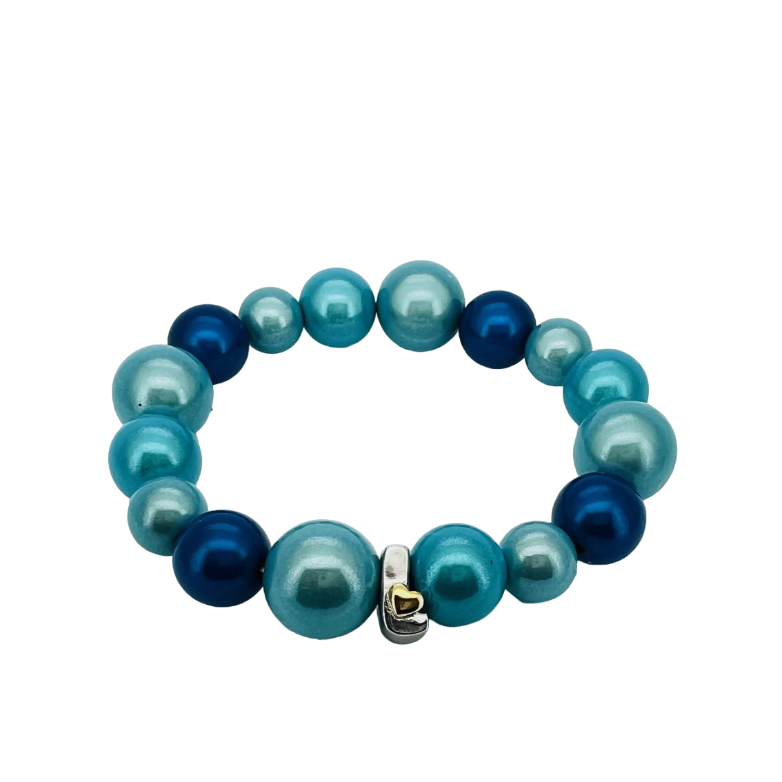 Joy-Collection Perlenarmband Blau