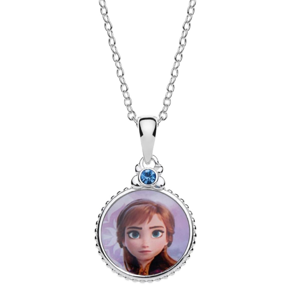 Disney Kinder Halskette "FROZEN" aus Silber mit Zirkonia "ANNA"